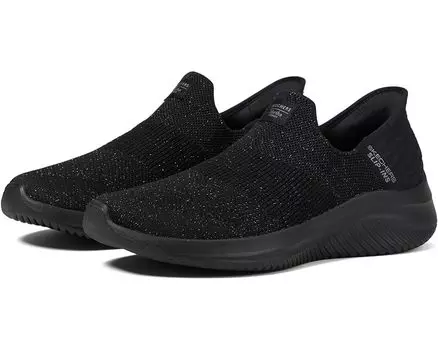 Кроссовки SKECHERS Martha Stewart Ultra Flex 3.0 - Neptune Hands Free Slip-Ins, цвет Black/Black
