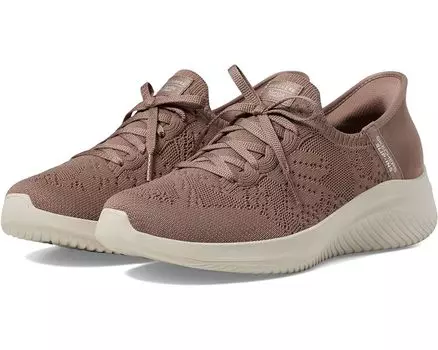 Кроссовки SKECHERS Martha Stewart - Ultra Flex 3.0 -Back On Track - HANDS FREE SLIP-INS, цвет Mocha