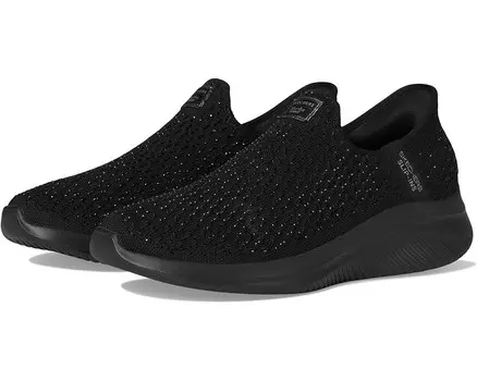 Кроссовки SKECHERS Martha Stewart Ultra Flex 3.0 - Dazzling Hands Free Slip-Ins, черный