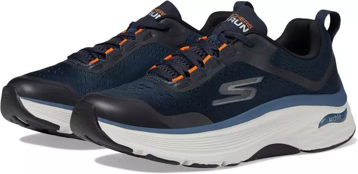 Кроссовки SKECHERS Max Cushioning Arch Fit - 220196, цвет Navy/Orange
