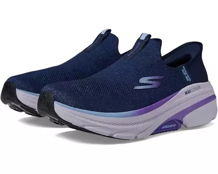 Кроссовки SKECHERS Max Cushioning Arch Fit 2.0 Cambridge Hands Free Slip-Ins, цвет Navy/Purple