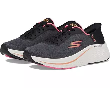 Кроссовки SKECHERS Max Cushioning Elite 2.0 Prevail Hands Free Slip-Ins, цвет Black/Orange