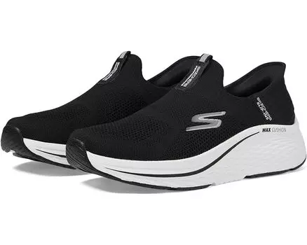 Кроссовки SKECHERS Max Cushioning Elite 2.0 Eternal Hands Free Slip-Ins, цвет Black/White