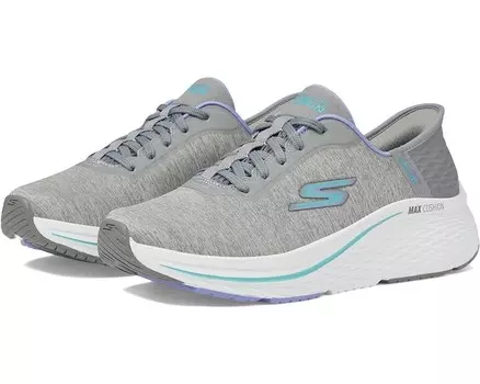 Кроссовки SKECHERS Max Cushioning Elite 2.0 Prevail Hands Free Slip-Ins, цвет Gray/Blue