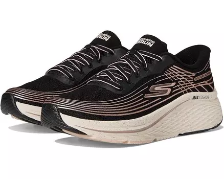 Кроссовки SKECHERS Max Cushioning Elite 2.0 Kaplan Hands Free Slip-Ins, цвет Black/Rose Gold