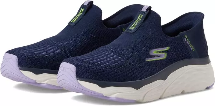 Кроссовки SKECHERS Max Cushioning Elite Smooth Transition Hands Free Slip-Ins, цвет Navy/Lavender