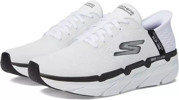 Кроссовки SKECHERS Max Cushioning Premier Ascendant Hands Free Slip-Ins, цвет White/Black
