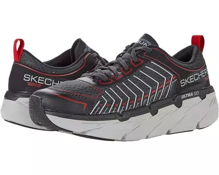 Кроссовки SKECHERS Max Cushioning Premier - Endeavour, цвет Black/White/Red