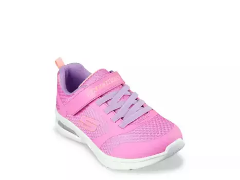 Кроссовки Skechers Microspec Max Racer Gal — детские, ярко-розовые