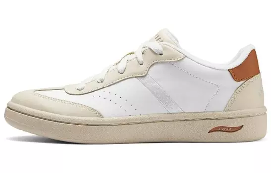 Кроссовки Skechers Modern Comfort Skateboarding Shoes Women's Low-top White/tan, коричневый