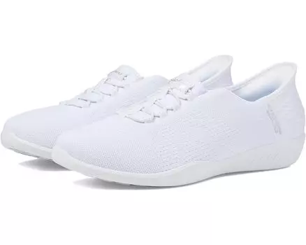 Кроссовки SKECHERS Newbury St - Lightly Hands Free Slip-Ins, белый