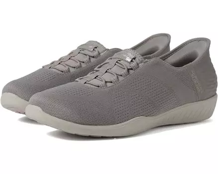 Кроссовки SKECHERS Newbury St - Lightly Hands Free Slip-Ins, цвет Taupe