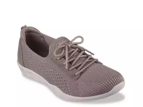 Кроссовки Skechers Newbury Street Casually — женские, серо-коричневые