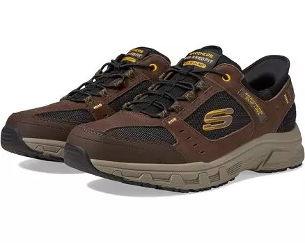 Кроссовки SKECHERS Oak Canyon Consistent Winne Hands Free Slip-In, цвет Brown/Black