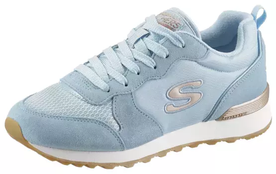 Кроссовки Skechers "OG 85 - GOLDN GURL", повседневная обувь, полуботинки, шнуровка с пеной с эффектом памяти с воздушным охлаждением, голубой