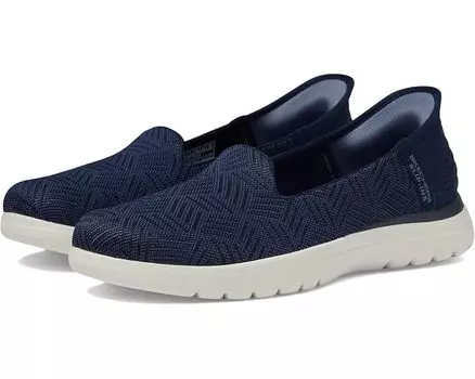 Кроссовки SKECHERS On-The-Go Flex - Clover Hands Free Slip-Ins, темно-синий
