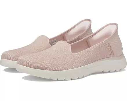 Кроссовки SKECHERS On-The-Go Flex - Clover Hands Free Slip-Ins, цвет Blush