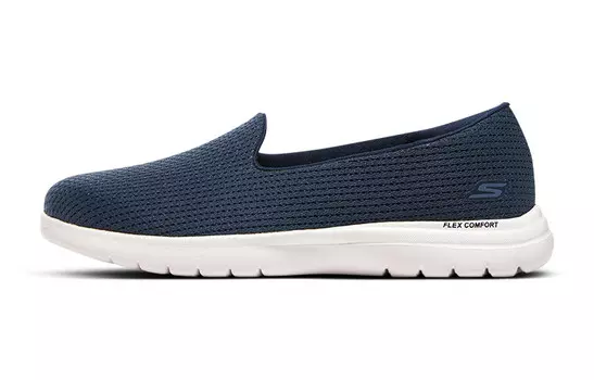 Кроссовки Skechers On-The-GO Flex Lifestyle Shoes Women's Low-top White, цвет Navy