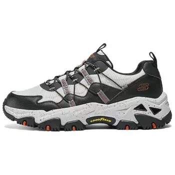 Кроссовки Skechers OUTDOOR Lifestyle Shoes Men Low-top Black/Orange, черный/оранжевый