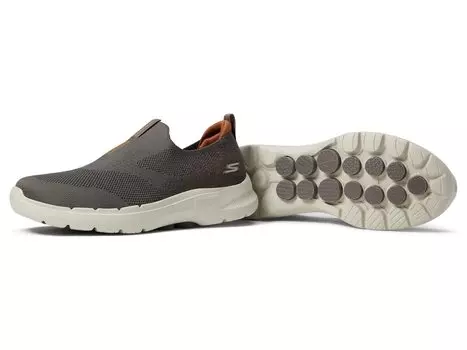 Кроссовки SKECHERS Performance Go Walk 6 - 216202, серо-коричневый