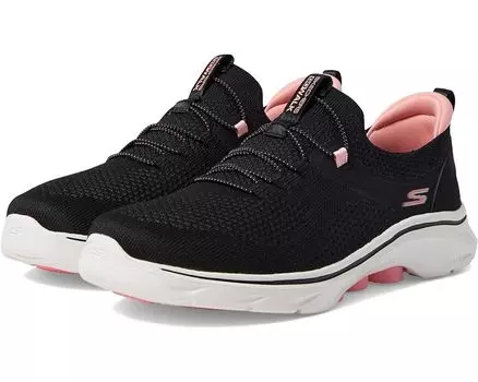 Кроссовки SKECHERS Performance Go Walk 7 Abie, цвет Black/Hot Pink