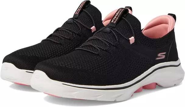 Кроссовки SKECHERS Performance Go Walk 7 Abie, цвет Black/Hot Pink