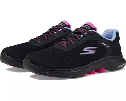 Кроссовки SKECHERS Performance Go Walk 7 - Cosmic Waves Athletic Walking Sneaker, черный/мульти