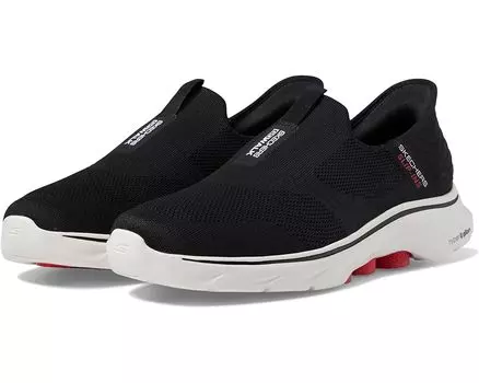 Кроссовки SKECHERS Performance Go Walk 7 - Easy On 2 Hands Free Slip-Ins, цвет Black/White