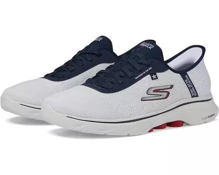 Кроссовки SKECHERS Performance Go Walk 7 Hands Free Slip-ins Americana, цвет White/Navy