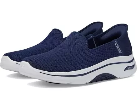 Кроссовки SKECHERS Performance Go Walk Arch Fit 2.0 Delara Hands Free Slip-Ins, цвет Navy/White