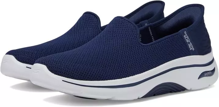 Кроссовки SKECHERS Performance Go Walk Arch Fit 2.0 Delara Hands Free Slip-Ins, цвет Navy/White