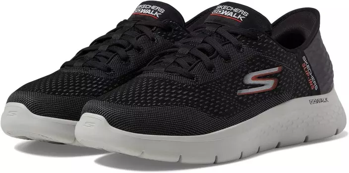 Кроссовки SKECHERS Performance Go Walk Flex - New World Hands Free Slip-Ins, цвет Black/Orange