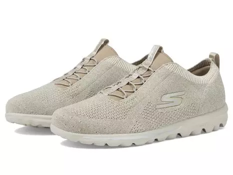 Кроссовки SKECHERS Performance Go Walk Travel - Radiant Moon, серо-коричневый