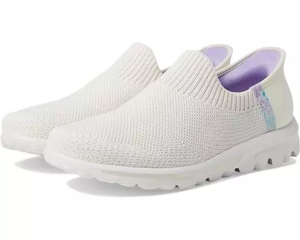 Кроссовки SKECHERS Performance Go Walk Travel Tahiti Sunset Hands Free Slip-Ins, цвет Off White