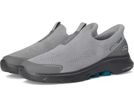 Кроссовки SKECHERS Performance Hands Free Slip-ins Go Walk 7 - Easy On Evolution Sneaker, цвет Gray/Charcoal