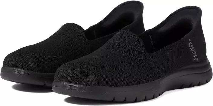Кроссовки SKECHERS Performance On-The-Go Flex - Camellia Hands Free Slip-Ins, цвет Black/Black