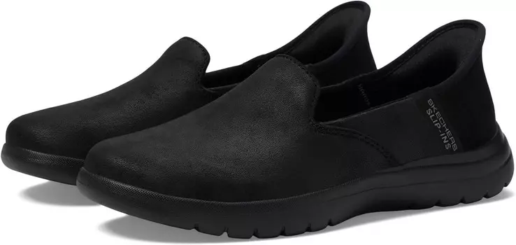 Кроссовки SKECHERS Performance On-The-Go Flex - Captivating Hands Free Slip-Ins, цвет Black/Black