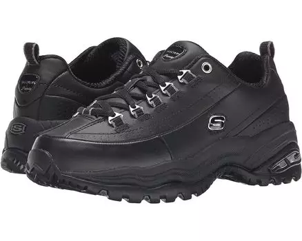 Кроссовки SKECHERS Premiums, цвет Black/Black Leather