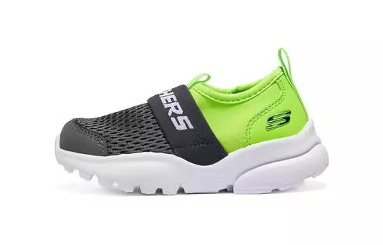 Кроссовки Skechers Razor Flex Toddler Shoes TD Low-top Green, черный/зеленый