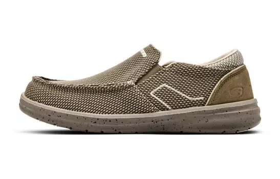 Кроссовки Skechers Relaxed Fit Lifestyle Shoes Men Low-top Gray, коричневый