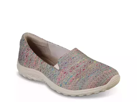 Кроссовки Skechers Relaxed Fit Reggae Fest Wicker Slip-On, серо-коричневый/многоцветный