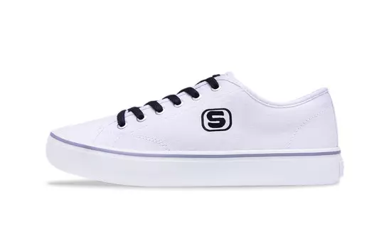 Кроссовки Skechers Skateboarding Shoes Men Low-top White/black, белый