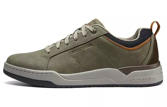 Кроссовки Skechers Skateboarding Shoes Men Low-top Olive Green, зеленый