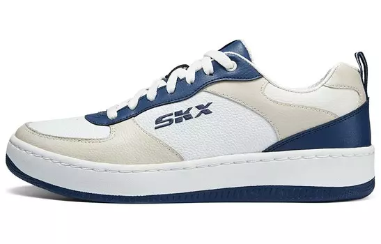 Кроссовки Skechers Skateboarding Shoes Men Low-top White, белый/синий