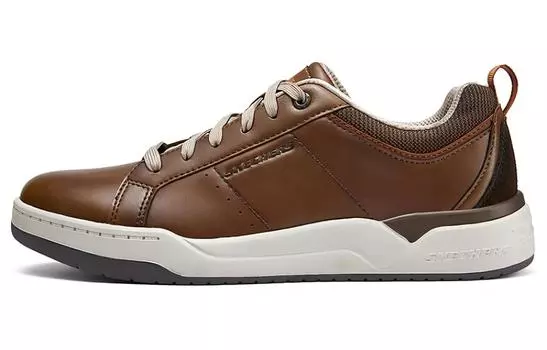 Кроссовки Skechers Skateboarding Shoes Men Low-top Brown, коричневый