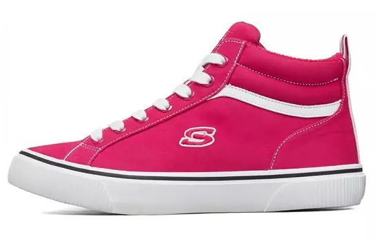 Кроссовки Skechers Skateboarding Shoes Women's High-top, красный