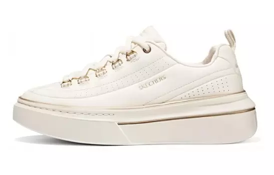 Кроссовки Skechers Skateboarding Shoes Women's Low-top White/gold, золотой