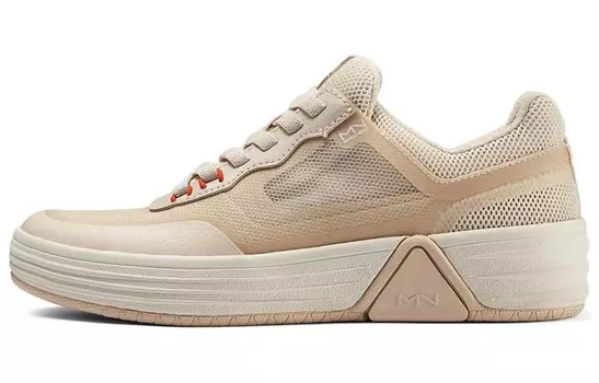 Кроссовки Skechers Skateboarding Shoes Women's Low-top Beige, бежевый