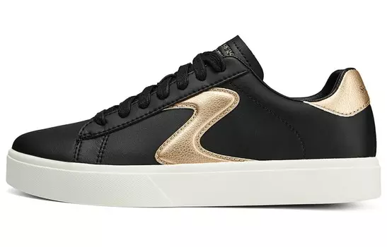 Кроссовки Skechers Skateboarding Shoes Women's Low-top, черный/золотой