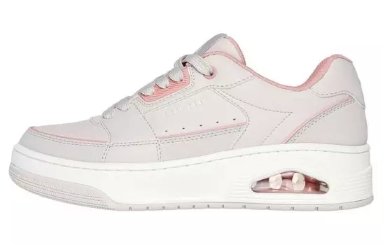 Кроссовки Skechers Skateboarding Shoes Women's Low-top Natural Coral Color, цвет Natural/Coral/NTCL